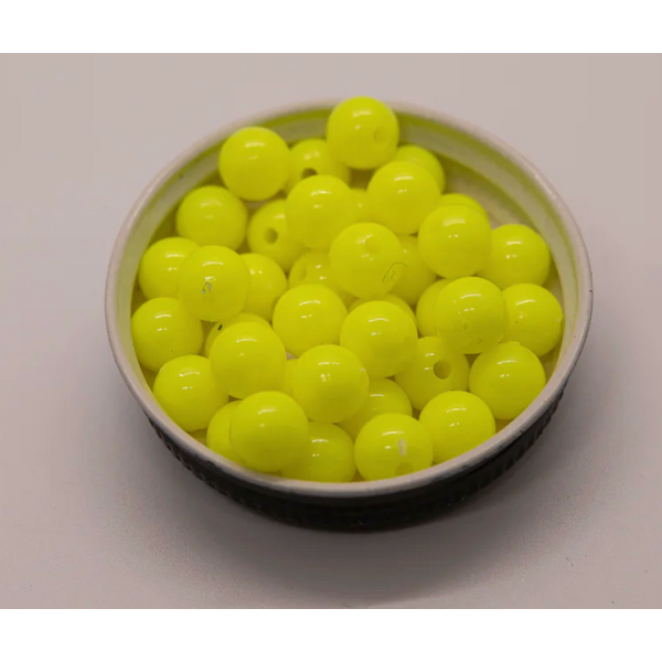 Bounty Tackle Bounty Tackle Acrylic Bead 10mm Chartreuse