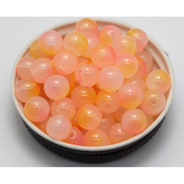 Bounty Tackle Bounty Tackle Acrylic Bead 8mm Ghost Peach