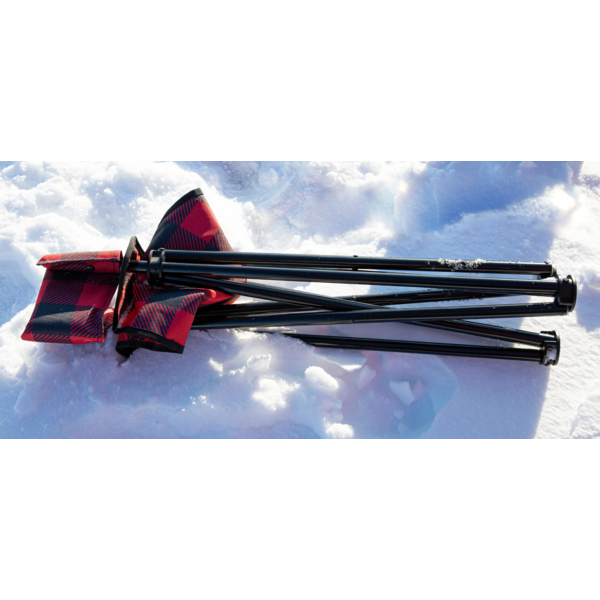 Eskimo Plaid Folding Ice Chair