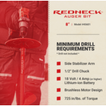 Eskimo Redneck Auger Bit 8 Inch