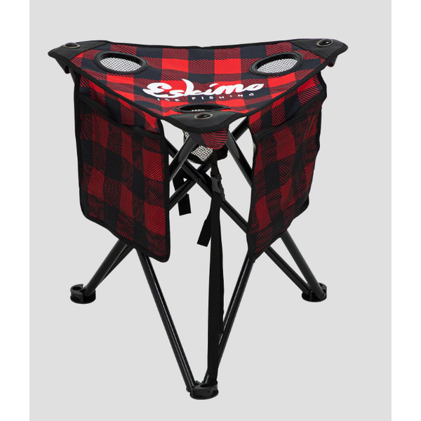 Eskimo Plaid XL Tripod Stool