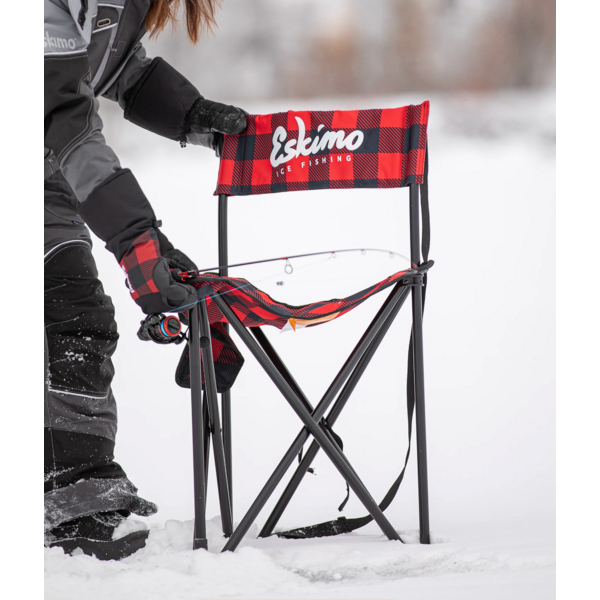 Eskimo Plaid XL Folding Ice Chair