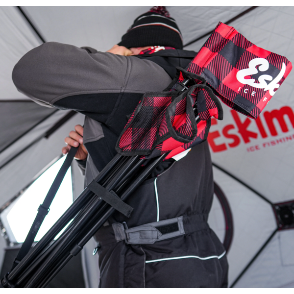 Eskimo Plaid XL Folding Ice Chair