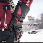 Striker Striker Women's Stella Glove, Black/Burgundy S