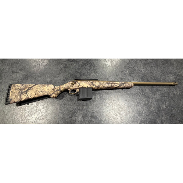 Ruger American 6.5 Creed  GO WILD Camo Burnt Bronze 22" Threaded Barrel Bolt Action Rifle