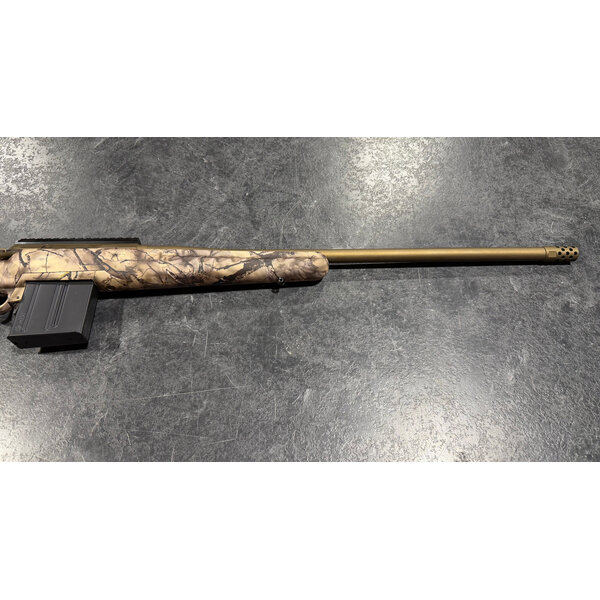 Ruger American 6.5 Creed  GO WILD Camo Burnt Bronze 22" Threaded Barrel Bolt Action Rifle