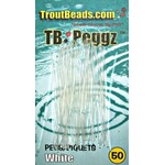 Troutbeads Peggz Clear 50-pk