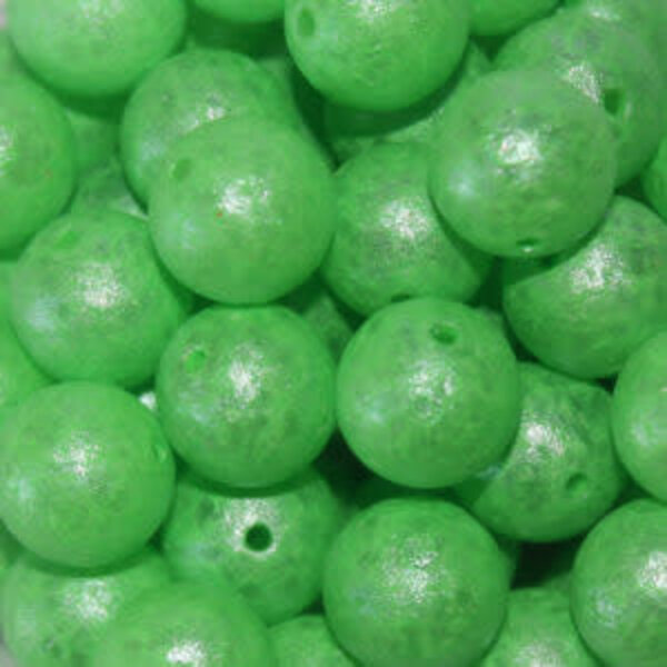 Troutbeads Glow Beadz 8mm Green Glow