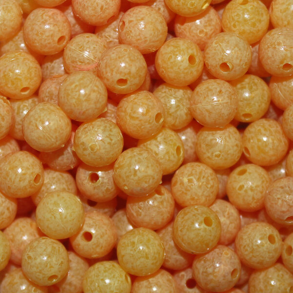 Troutbeads Mottledbeads 8mm Egg Yolk