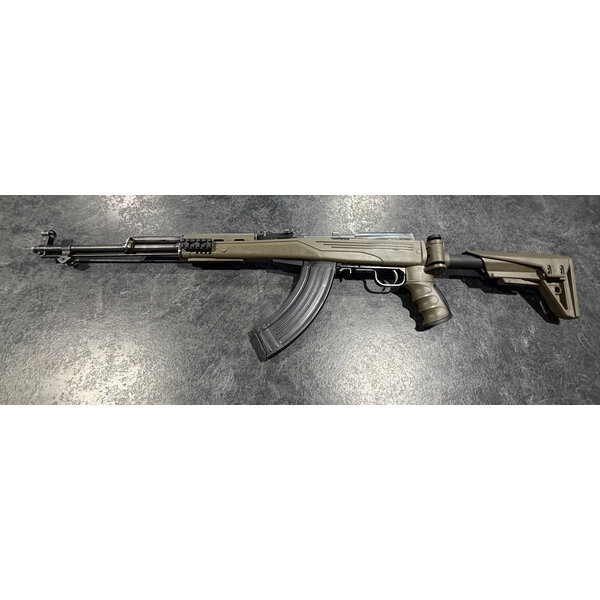 Chinese SKS 7.62x39 w/ATI OD Green Folding Stock w/2 Mags
