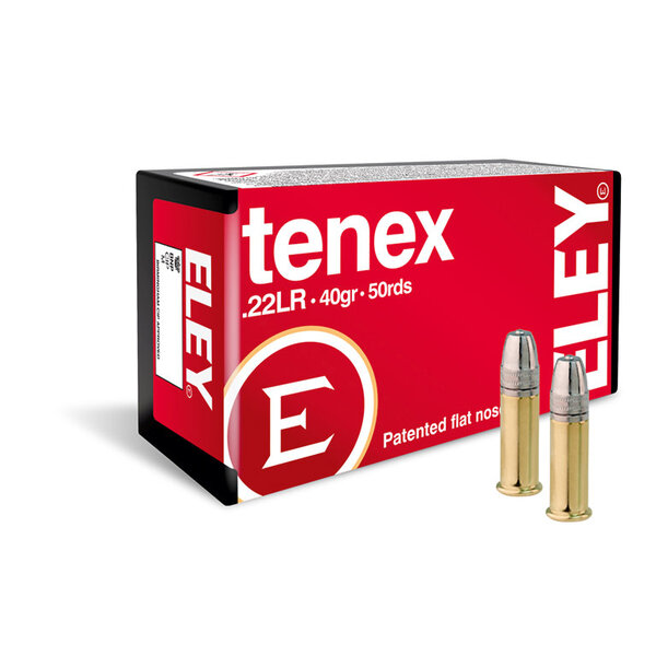 Eley Eley Tenex .22 LR 40 Grain RN 50 Round Box 1085fps