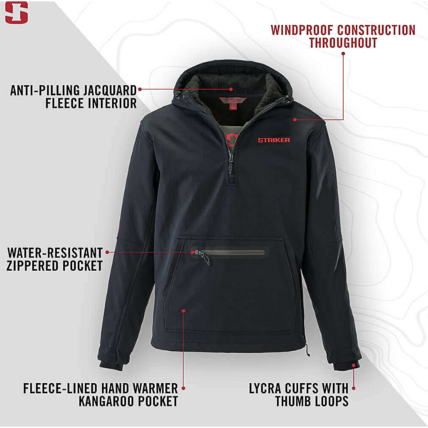 Striker Renegade Pullover Black