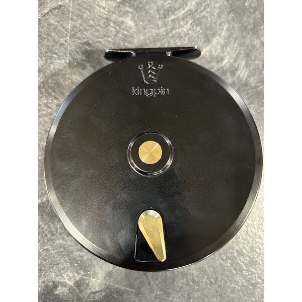 Kingpin Imperial 475 Float Reel, Black (Custom w/Gold Accents)
