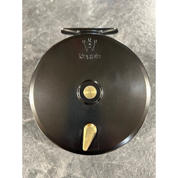 Kingpin Imperial 475 Float Reel, Silver (Custom w/Gold Accents)