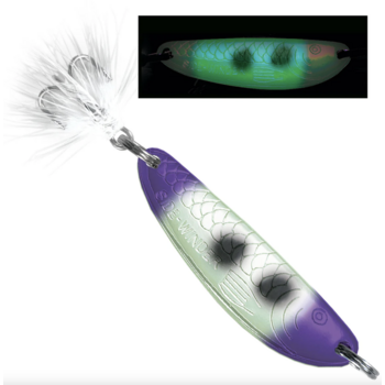 Acme Ice Winder Flutter Spoon Moonshine Glow 1/4oz