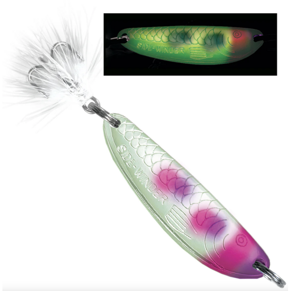 Acme  Ice Winder Flutter Spoon Moonshine Glow 1/4oz