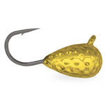 Acme Hammered Tungsten Ice Jig Size 4 Gold 2-pk