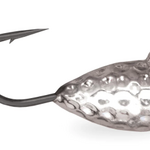 Acme Hammered Tungsten Ice Jig Size 4 Silver 2-pk