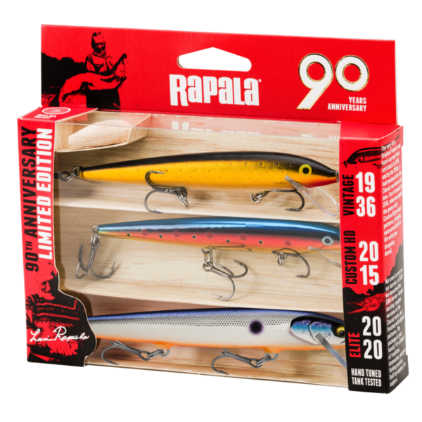 Rapala Limited Edition 90 Years Lure Kit Big Naturistic