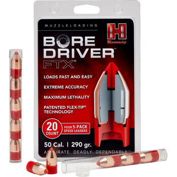 Hornady FTX Bore Driver Rifle Bullets .50 cal 290gr 20/rd Box