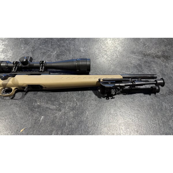 Ruger American 22 LR Bolt Tasco 6-24 Scope & Bipod