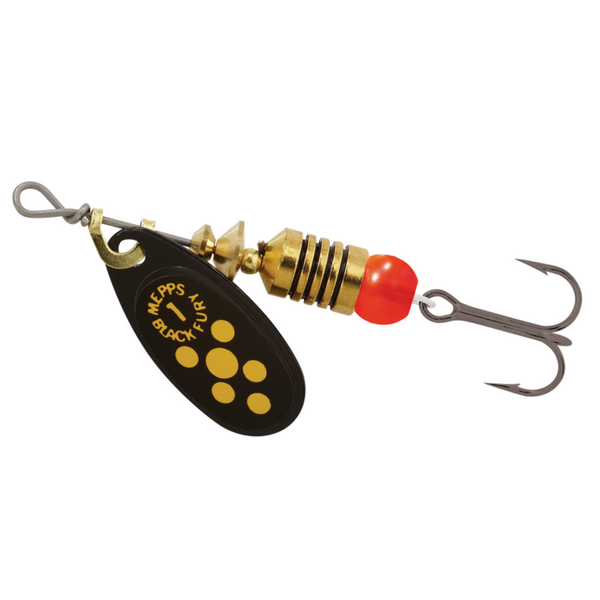 Mepps Black Fury Plain Size 1 1/8oz