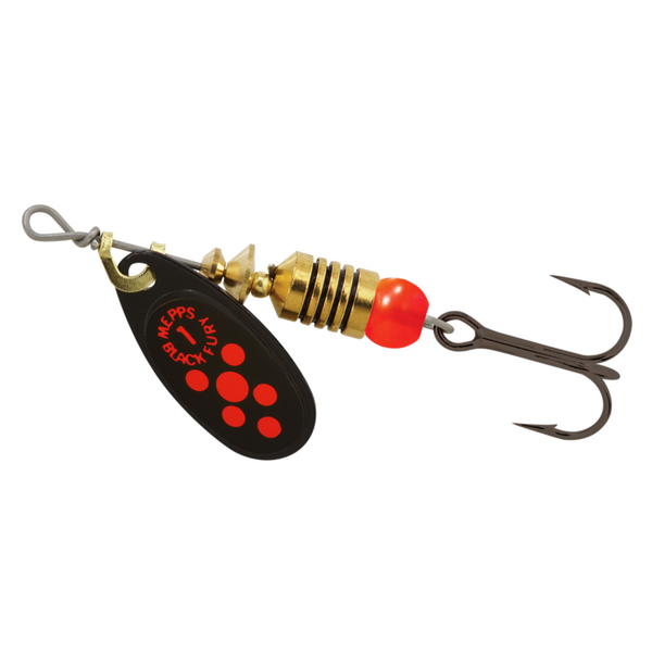 Mepps Black Fury Plain Size 1 1/8oz