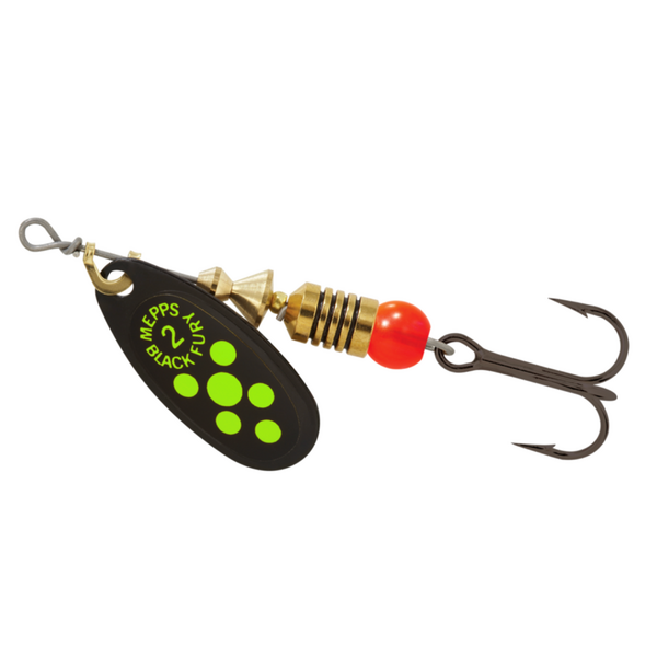Mepps Black Fury Plain Size 2 1/6oz