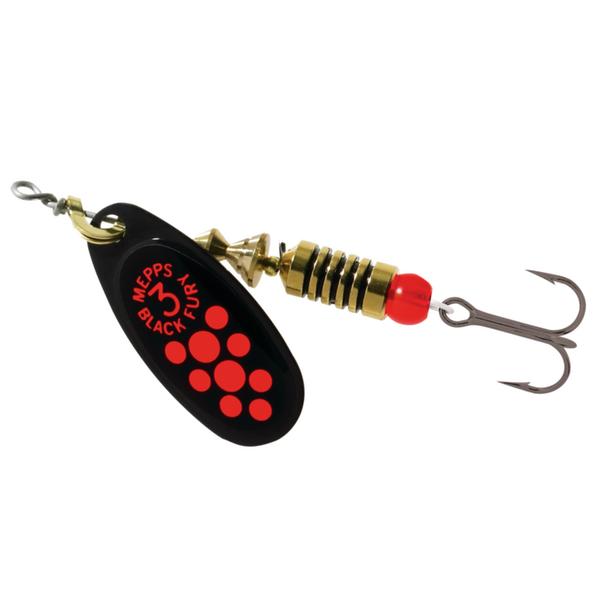 Mepps Black Fury Plain Size 3 1/4oz