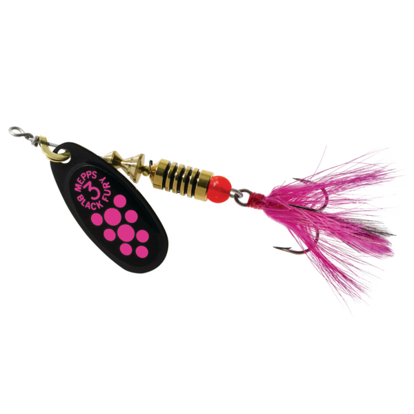 Mepps Black Fury Dressed Size 1 1/8oz