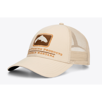 Simms Trout Icon Trucker. Burnished Clay