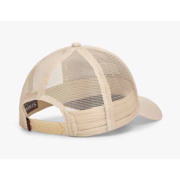 Simms Trout Icon Trucker. Burnished Clay