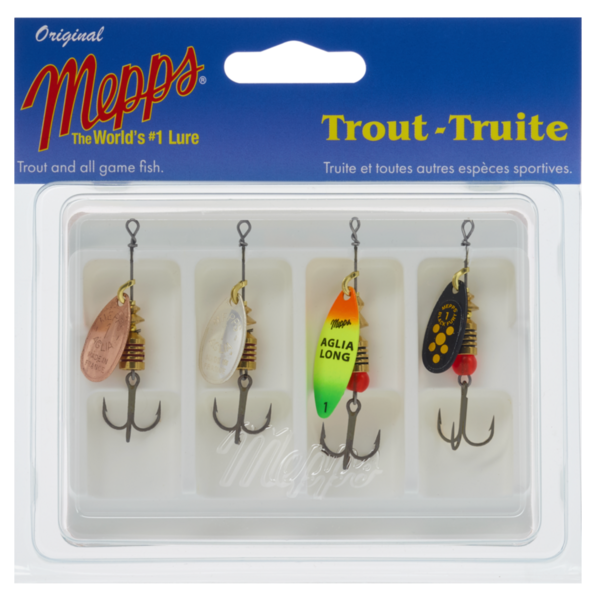 Mepps Lure Kit. Trout 4-pk