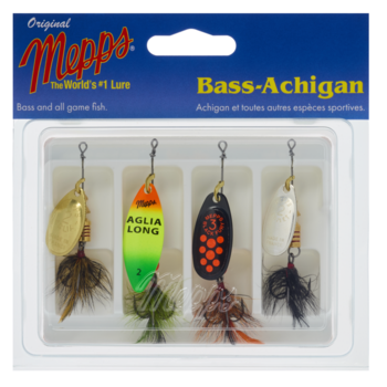 Mepps Lure Kit. Bass Dressed 4-pk