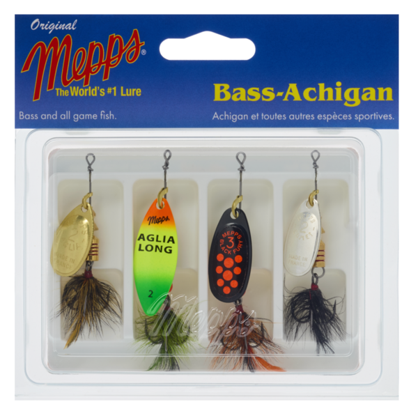 Mepps Lure Kit. Bass Dressed 4-pk