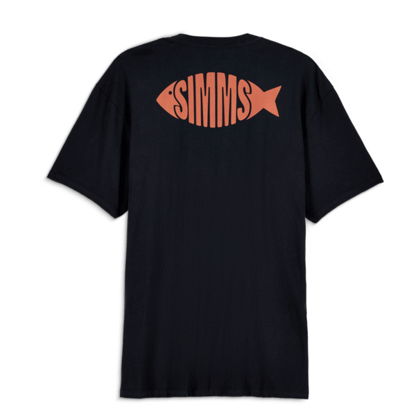 Simms M's Logofish T-Shirt Black