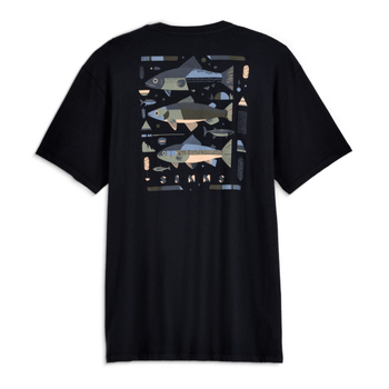 Simms M's Char T-Shirt Black