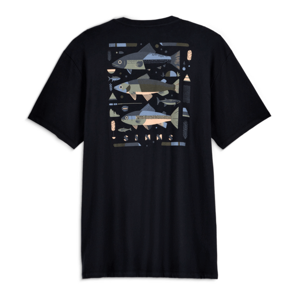 Simms  M's Char T-Shirt Black