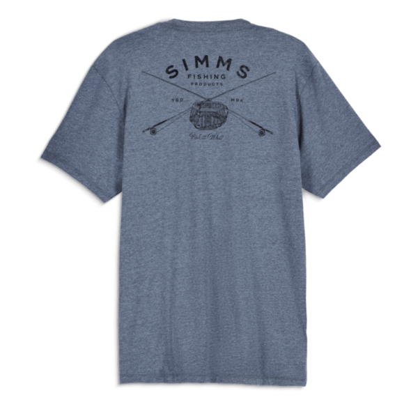 Simms M's Classic Tackle T-Shirt Athletic Heather