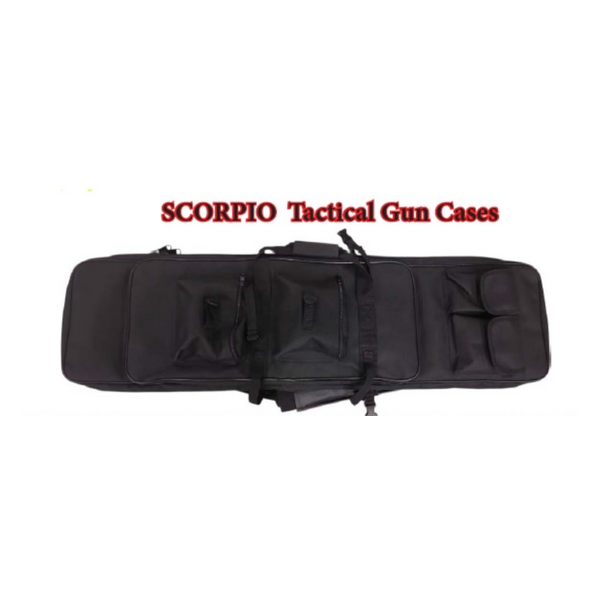 Scorpio Single Gun Case 600D Polyester 42" Black Case