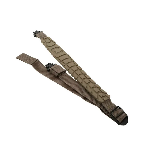 Caldwell Caldwell  Max Grip Slim Sling 2041 OAL 1.50 Wide Flat Dark Earth Adjustable Design for Rifles