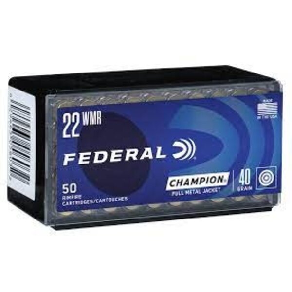 Federal Champion 22WMR 40Gr FMJ
