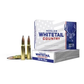 Nosler Whitetail Country 308 Win 165gr SB SP Ammunition Box of 20