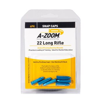A-Zoom A-Zoom Snap Caps 22 LR Proving Dummy Rounds 6/Pk