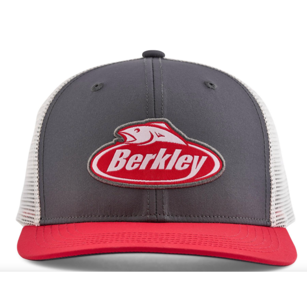 Berkley Performance Logo Trucker Charcoal/Red