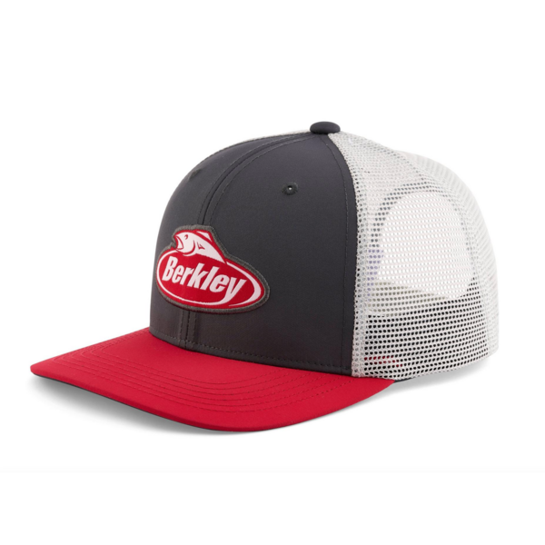 Berkley Performance Logo Trucker Charcoal/Red