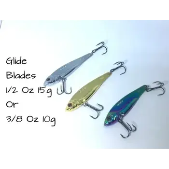 North Shore North Shore Tackle Glide Blade 1/2oz Gold