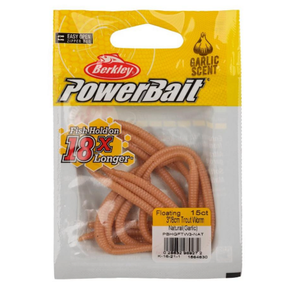 Berkley PowerBait Power Floating Trout Worm 3"