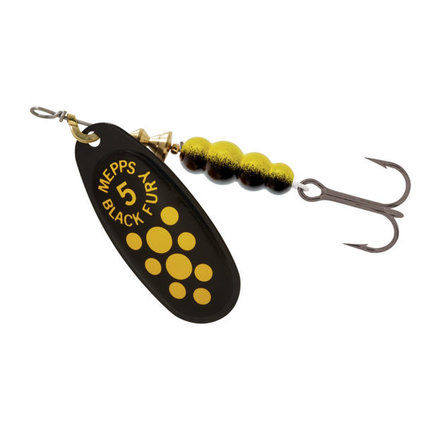 Mepps Black Fury Plain Size 5 1/2oz