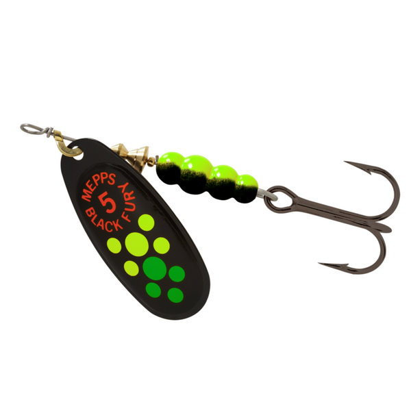 Mepps Black Fury Plain Size 5 1/2oz